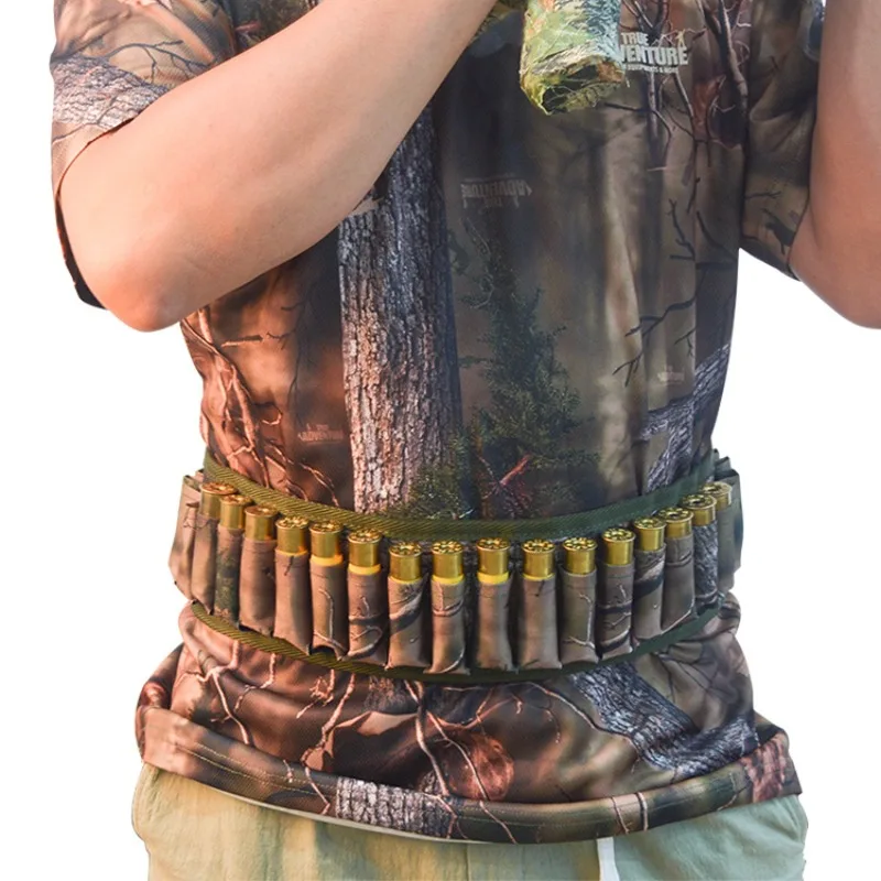 Tactical 30/25Rounds Bandolier Belt 12 Gauge Cartridge Pouch Hunting Shotgun Shell Ammo Pouch Training Hunting Accessories view 5