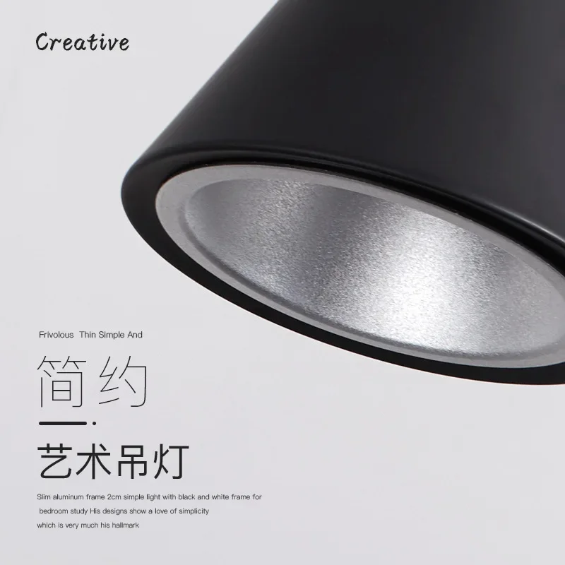 Modern Hanging Ceiling Lamps Wood Aluminium E27 Pendant Light for Dining Room Table Bedside Kitchen Black Decoration Lighting image 5