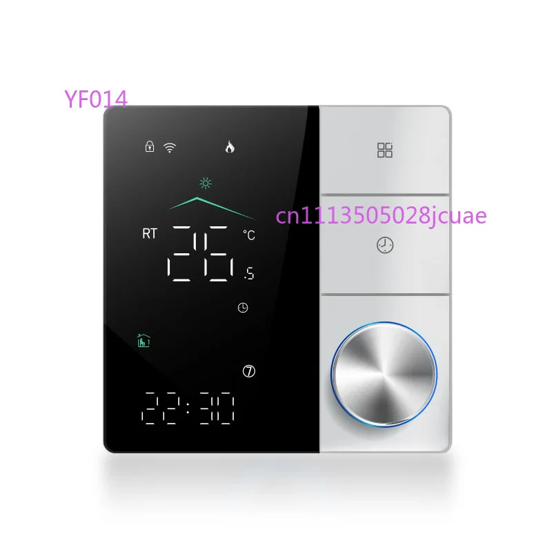 Cross-border Digital Display Water Floor Heating Thermostat Wireless Wall Mounted Boiler Intelligent Remote Control Panel