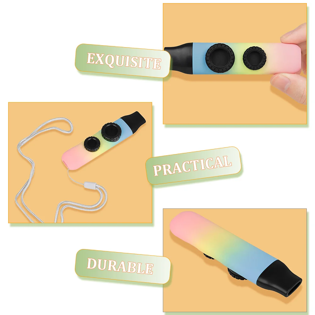 

1 Set Of Kazoo Instrument For Beginners, Portable Music Performance For Kids Adults, Easy To Learn Guitar Accompany Musical