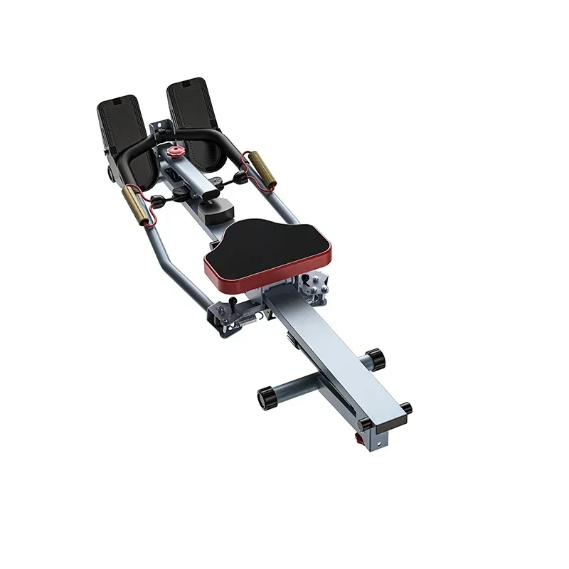 Multifunction fitness rowing machine with 12 Level Adjustable Resistance indoor exerciser