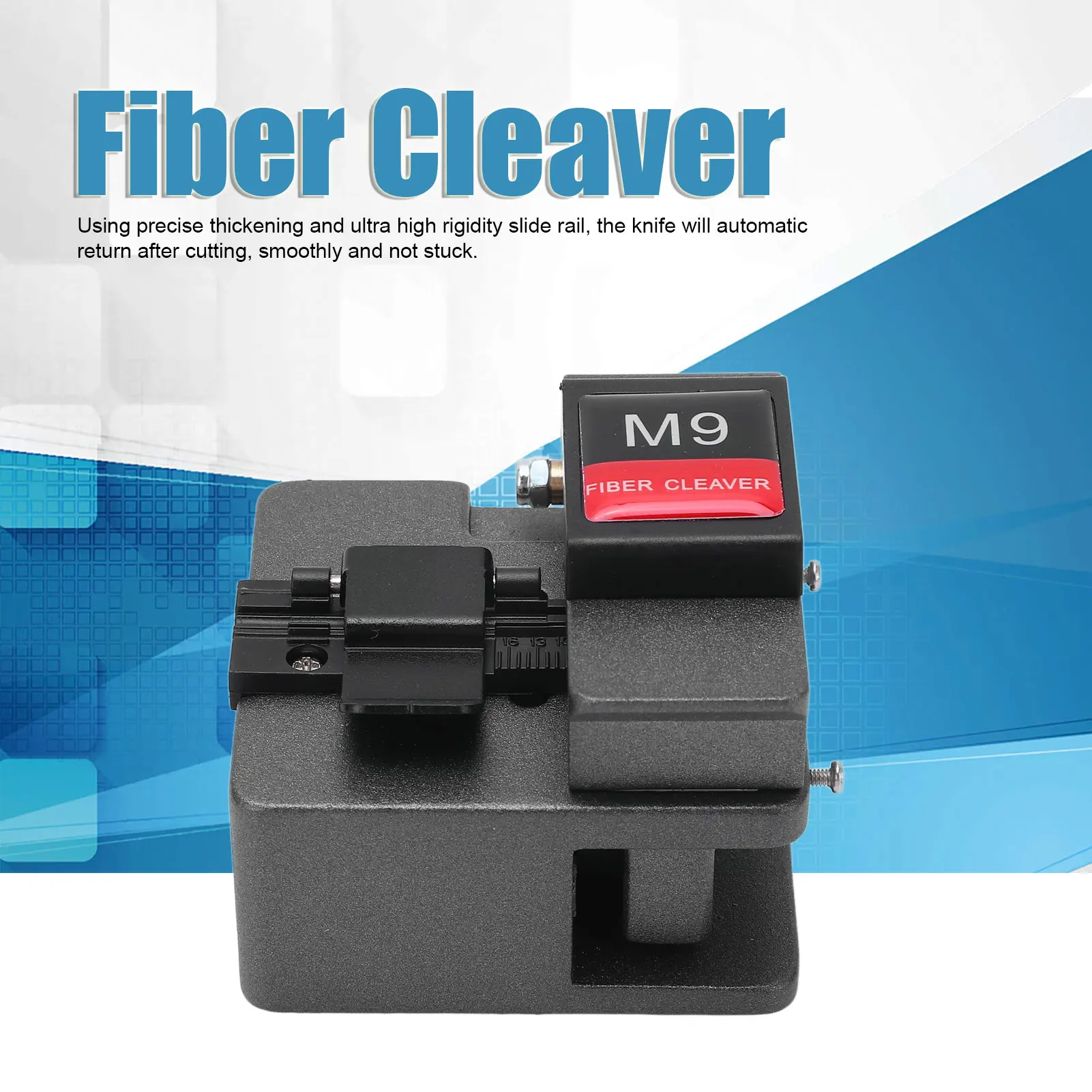 

Fiber Cleaver, Optical Fiber Cleaver Automatic Knife Return 3 in 1 Fixture High Precise Optical Fiber Cable Cutting Machine