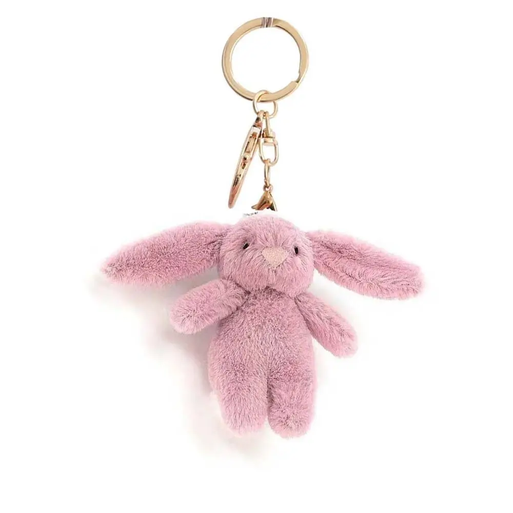 

Hanging Ornament Bag Pendant DIY Trinket Plush Rabbit Keychain Plush Rabbit Keyring Love Pompom Trinket Plush Bunny Keyring