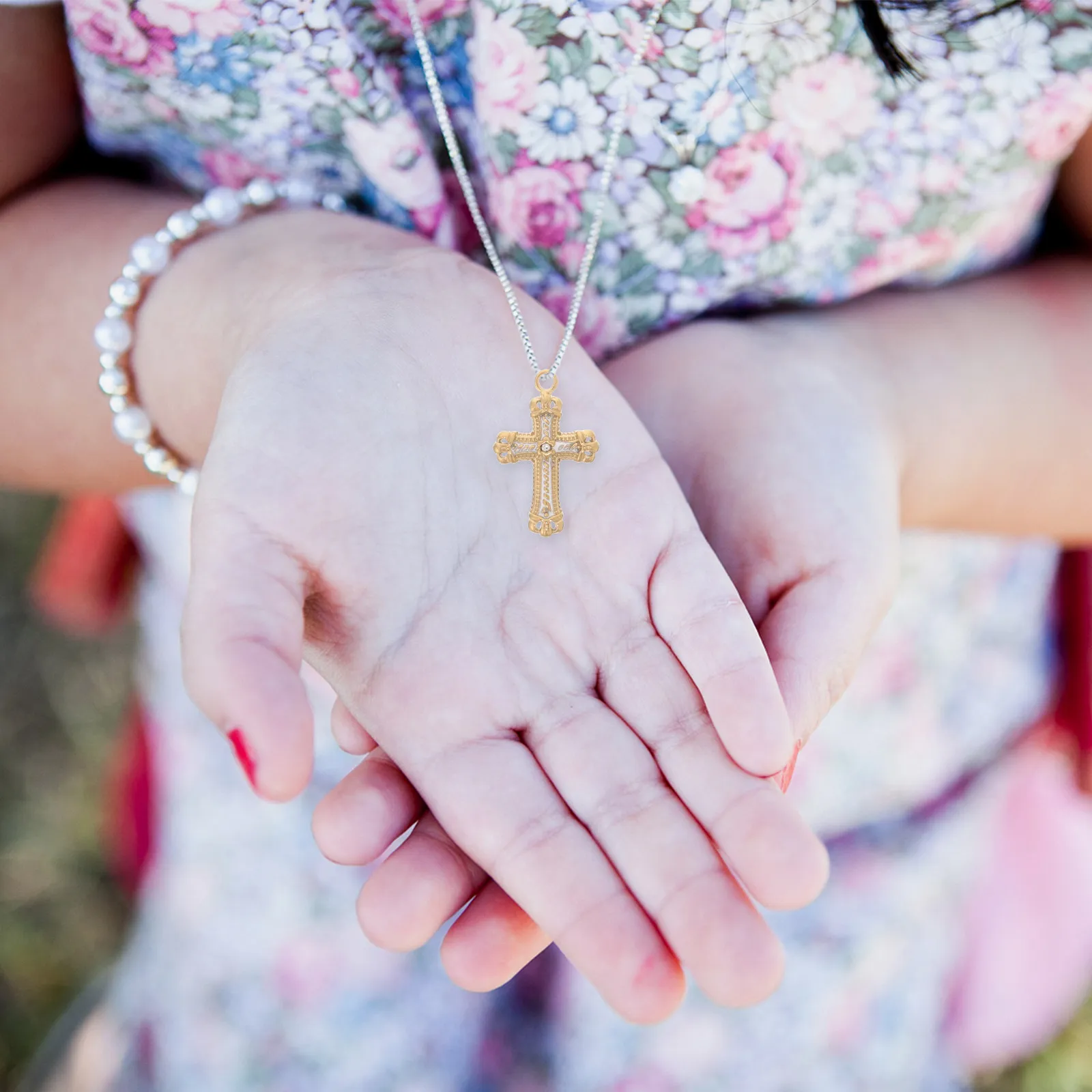 

Stainless Steel Cross Charm Alloy Pendant for DIY Jewelry Making Charms Crafts Decor for Keychains Bags Necklaces