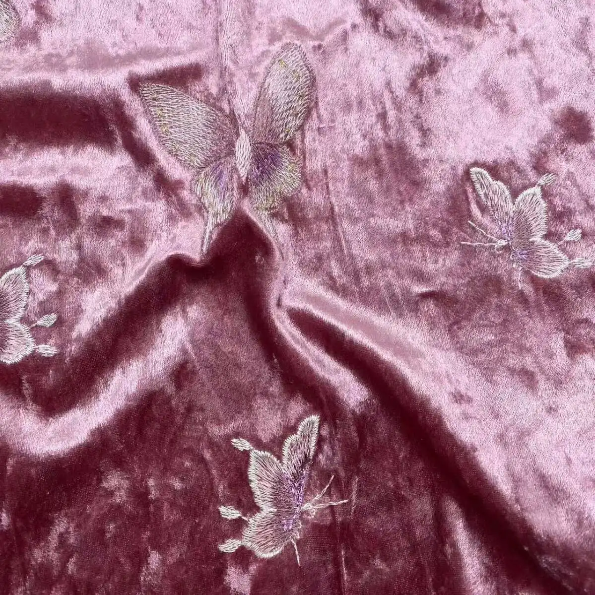 

Весенне-осеннее женское платье-пальто с 3D вышивкой золотого бархата и бабочки