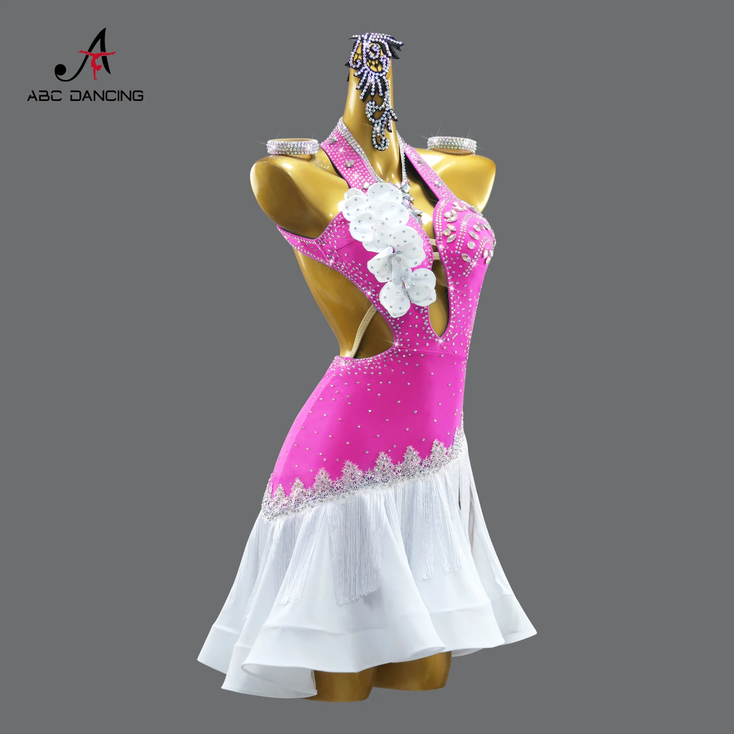 Robe femme femmes vêtements latino-américains concours de danse fille Costume de bal 2025 fête scène sport Dancewear Performance Costume
