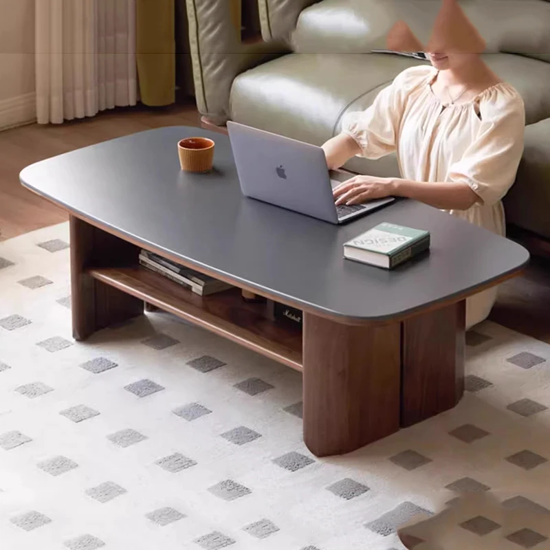 Wood Designer Coffee Table Standing Modern Minimalist Aesthetic Antique Coffee Table Bedroom Kaffee Tische Living Room Furniture