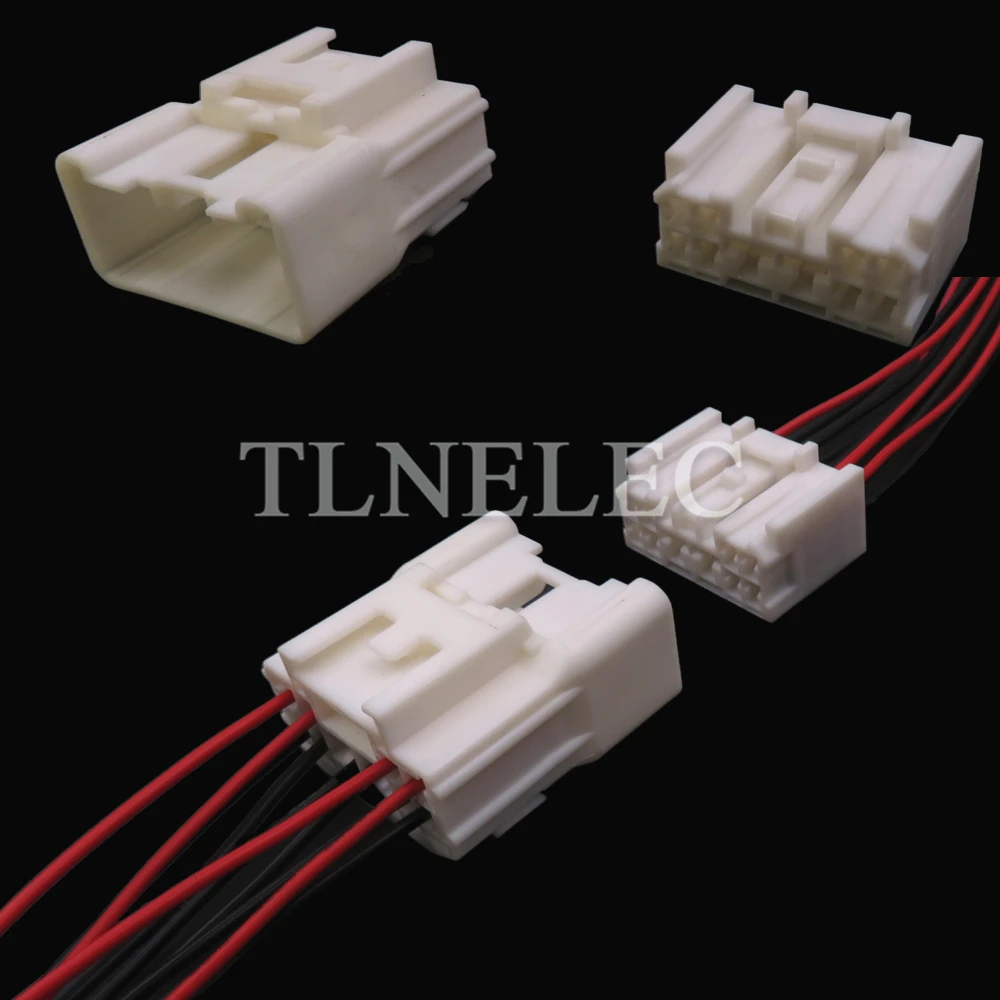 Conector compuesto sin sellado para coche, conector macho y hembra de 10 pines para automóvil, 6520-1142, 6520-1150, BH0607-08
