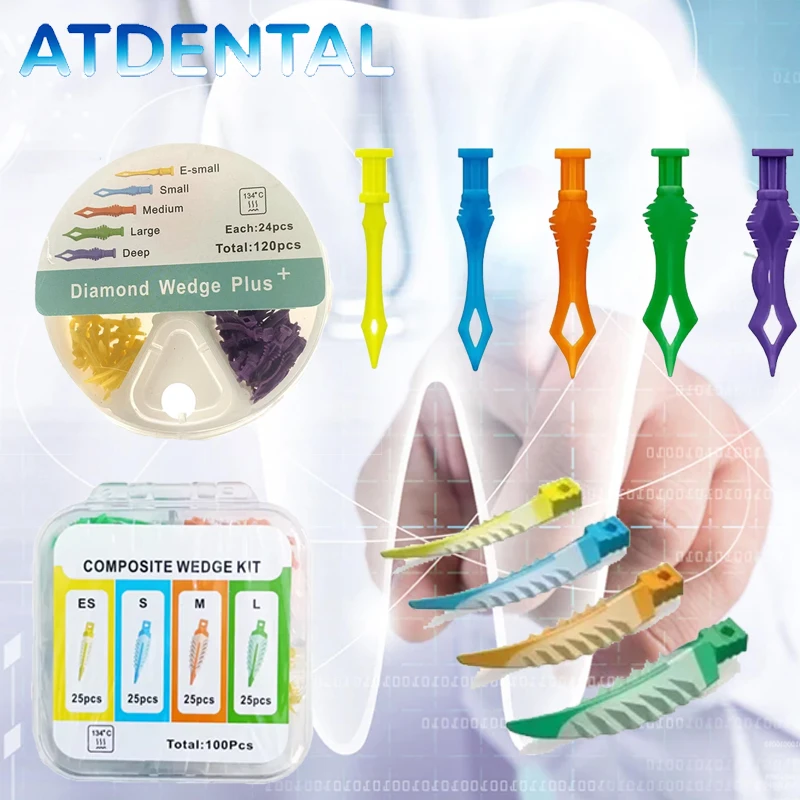 

Dental Interdental Wedges Sealing Composite Wedges Silicone Adaptive Matrix Wedges for Restorative Dentistry Tools