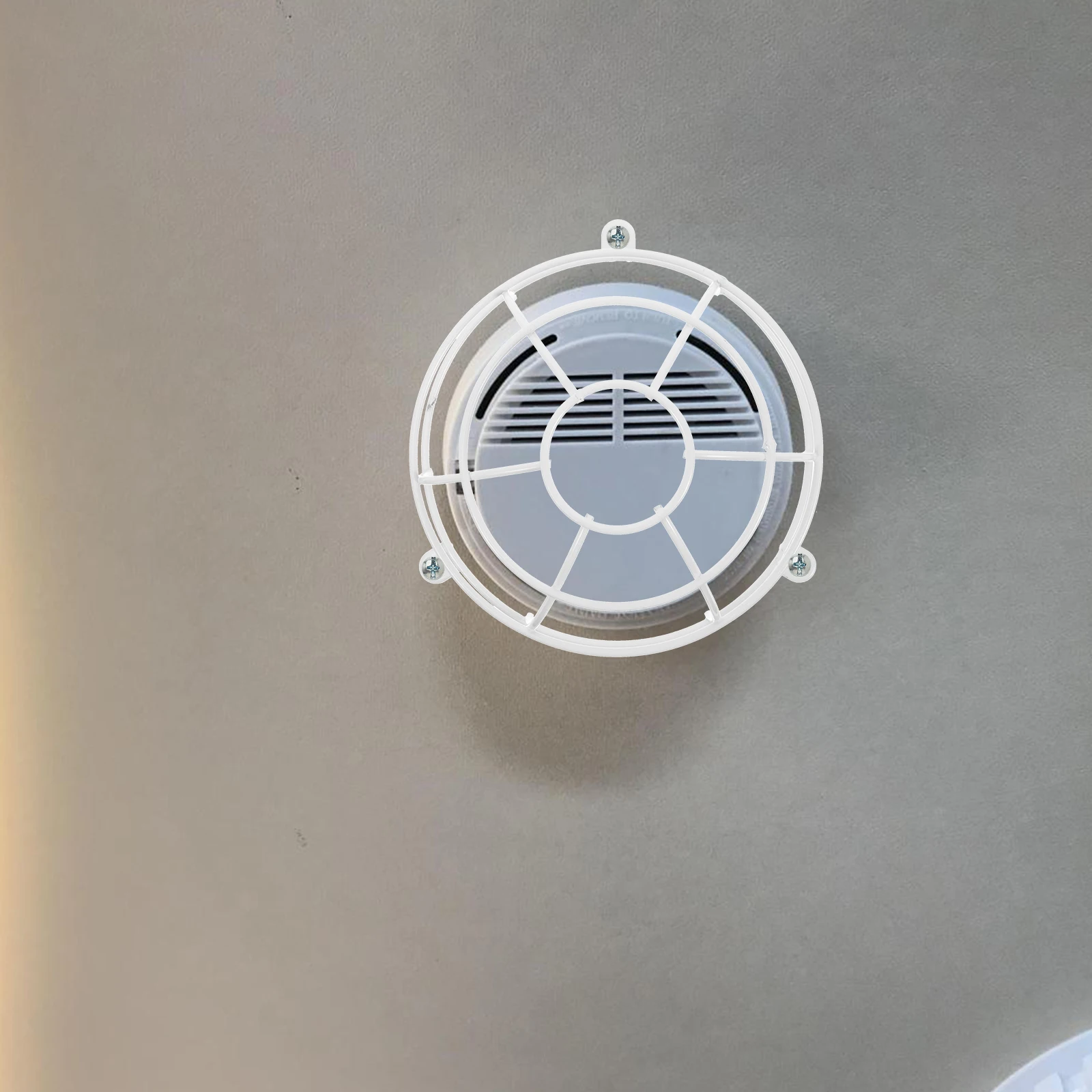 Copertura protettiva per sensore di fumo Alrmi per plafoniera a cupola per fumo domestico per allarmi di movimento in metallo