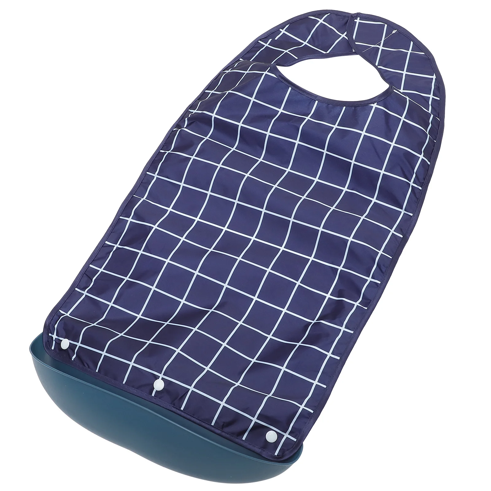 Babero de comedor impermeable para adultos mayores, Protector de ropa lavable reutilizable de Pvc de Tpu, accesorio para el cuidado del paciente acamado en cama