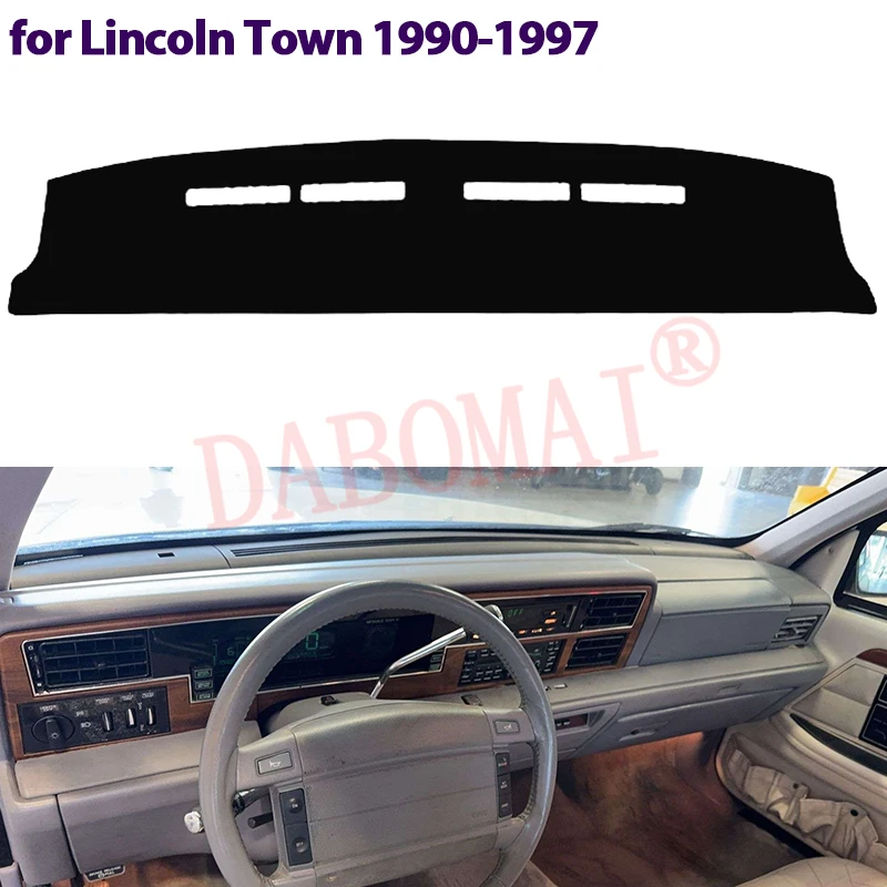 

Для Lincoln Town Car 1990-1997 FN36 116: Защитный коврик на приборную панель, предотвращающий бликование, аксессуар для интерьера автомобиля