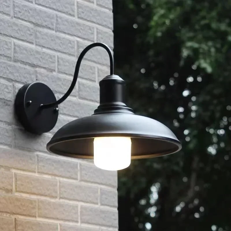 

Nice Outdoor Wall Sconces Waterproof Retro LOFT Industrial Wall Lamps Courtyards Porch Garage Balcony Lighting