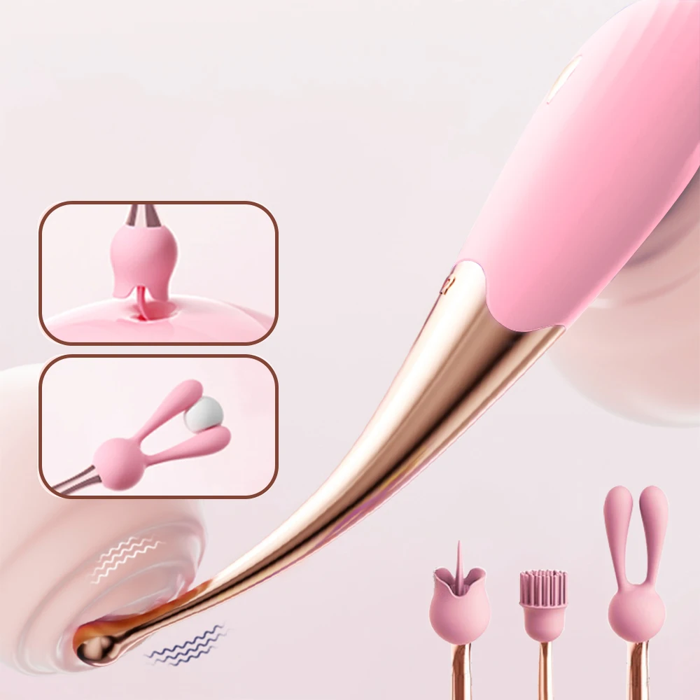 10 تردد الهزاز G بقعة هزاز قوية لعق البظر الحلمة محفز الاستمناء مدلك الجنس لعب الكبار للنساء #4