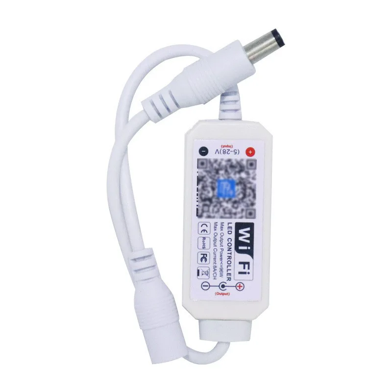 2025 جديد LED الذكية واي فاي تحكم تيار مستمر 12 فولت 24 فولت باهتة ماجيك APP صوت التحكم عن بعد يعتم لأضواء شريط LED أحادي اللون