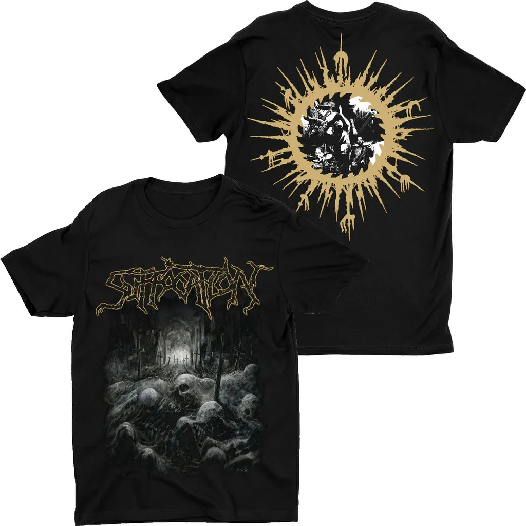 Trend Suffocation Band Black Cotton 2side Size S To 4XL T-Shirt Unisex PP637