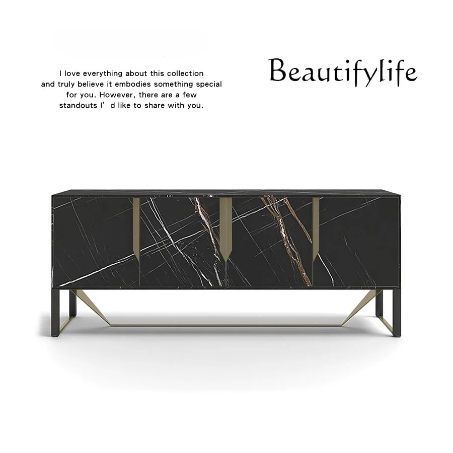 

Simple Modern Creative Sideboard Cabinet High-End Home Living Room Nordic Light Luxury TV Cabinet