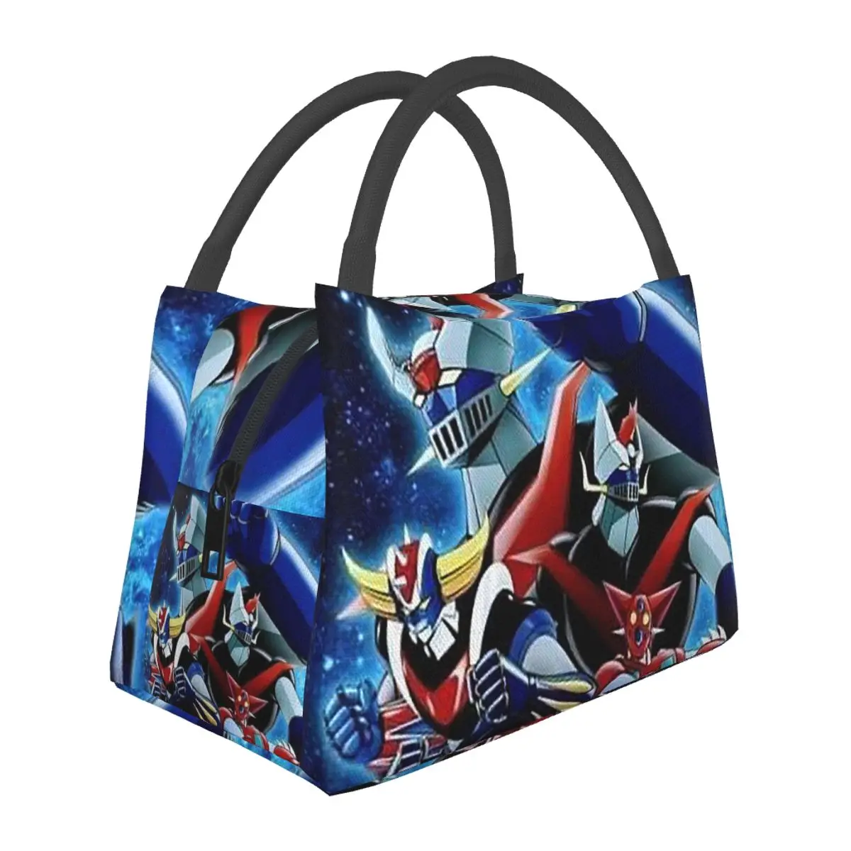 

Mazinger Z Mad Robot Grendizer Anime Manga Insulated Lunch Bag Storage Food Boxes Container Cooler Thermal Lunch Box Tote