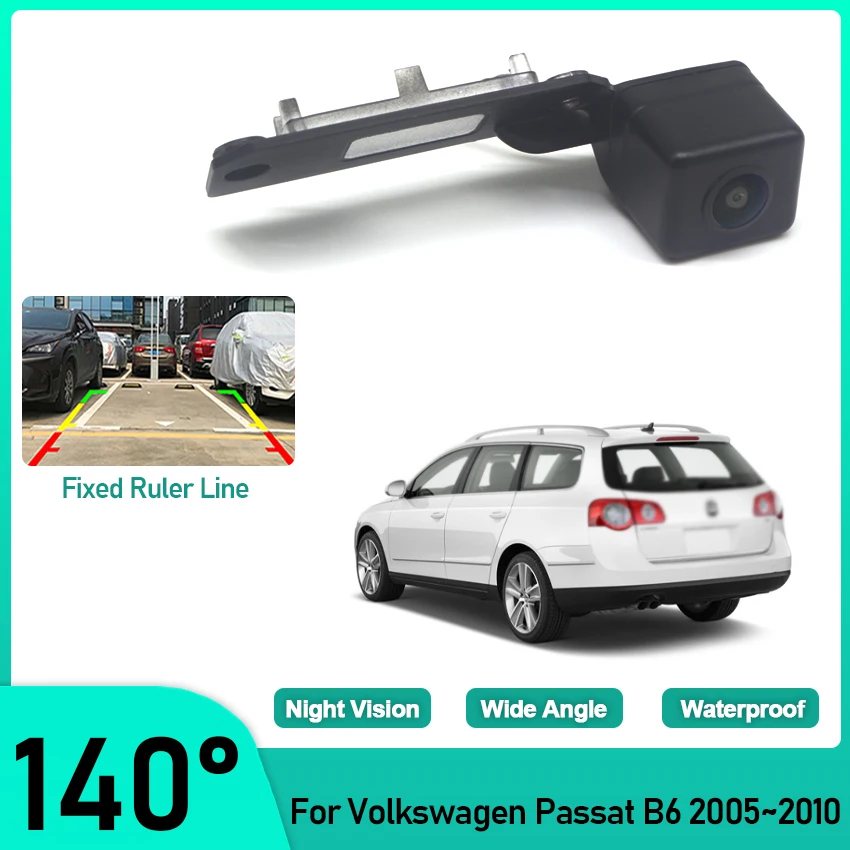 

HD Waterproof 1080*720 Fisheye Rear View Camera For Volkswagen Passat B6 2005 2006 2007 2008 2009 2010 Car Parking Accessories