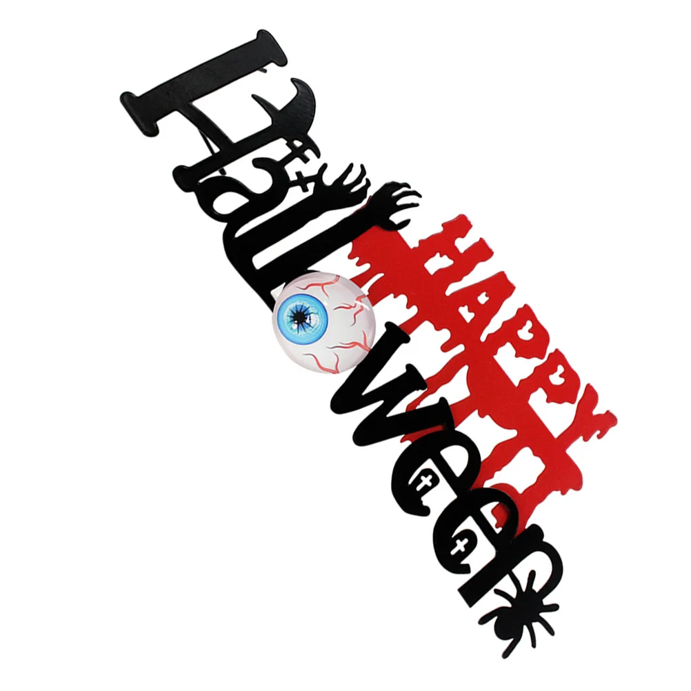 

Halloween Iron Table Sign Lovely Ornament for Party Tabletop Decorations and Home Indoor Decor Halloween Kitchen Decor