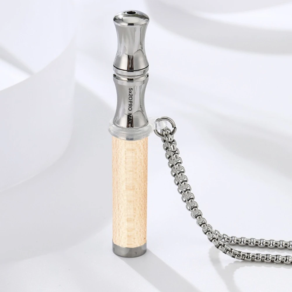 Natural Solid Wood Fruit Aromatherapy Breathing Necklace Essential Oil Diffuser Extract Meditation Relieve Anxiety Pendants