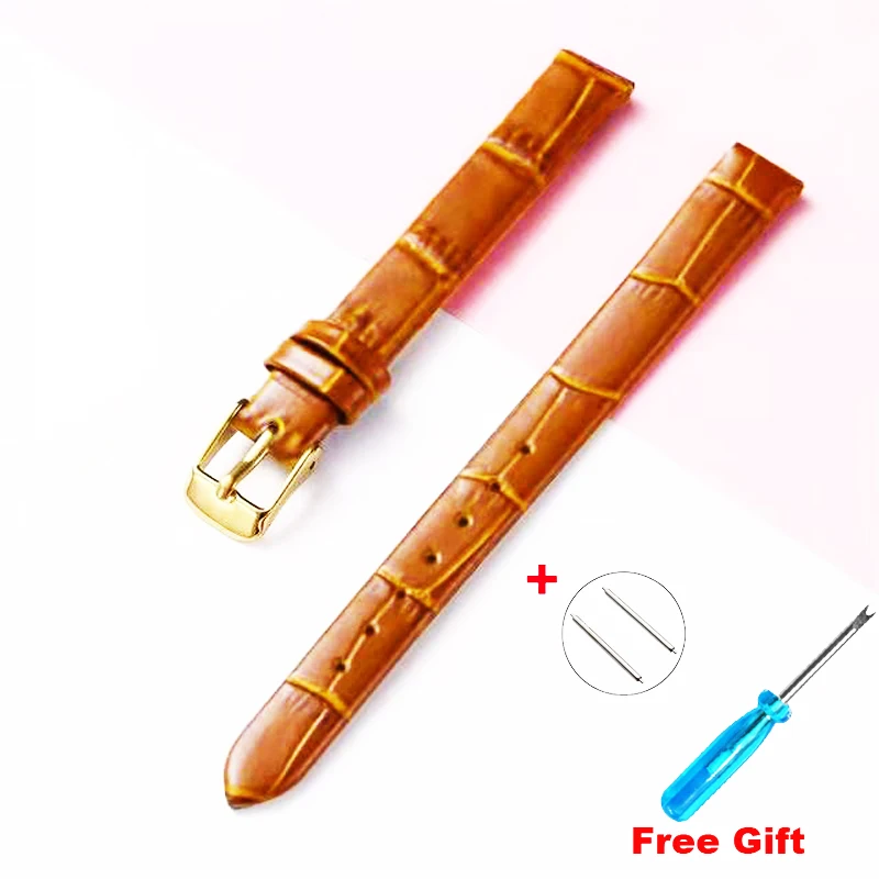 *Real Animal Skin* Watch Strap 8mm 10mm12mm 14mm 16mm 18mm 20mm  bamboo wear-resisting Watch strap