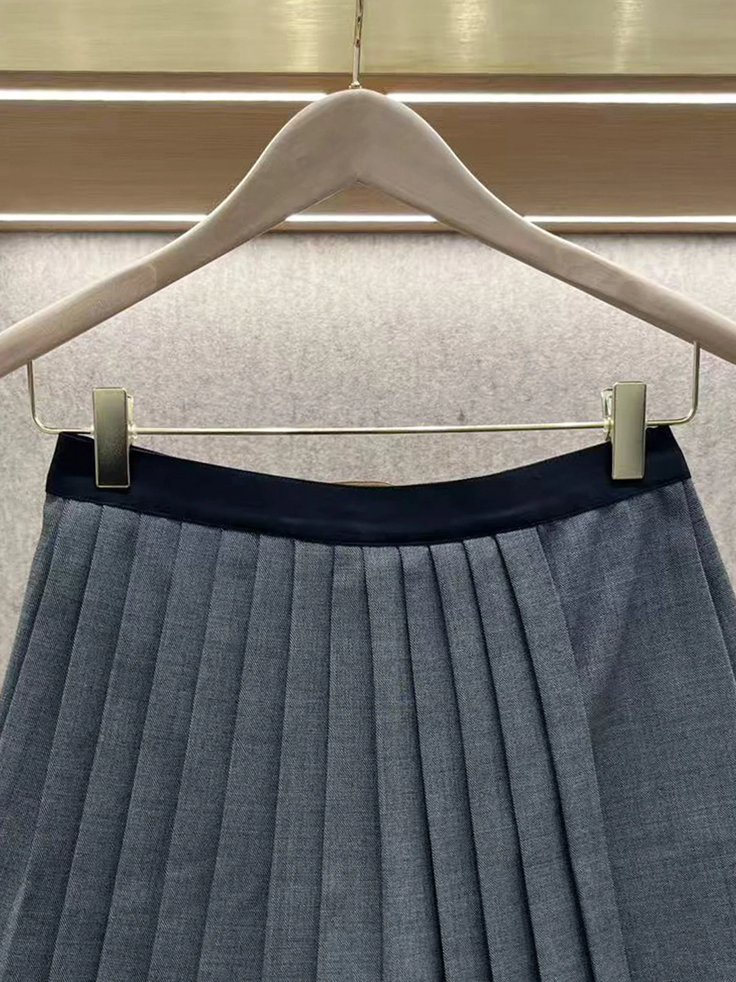 Mホームナンユー ハイウエスト カジュアル 多用途 プリーツスカート レディース 秋冬 シーズン ハイファッション レディーススカート