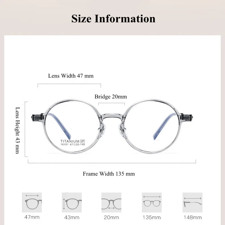 Chashma Light Eyeglasses Men Glasses Small Circle Myopic Optical Eyewear Vintage Round Frame Reading Glasses for Women