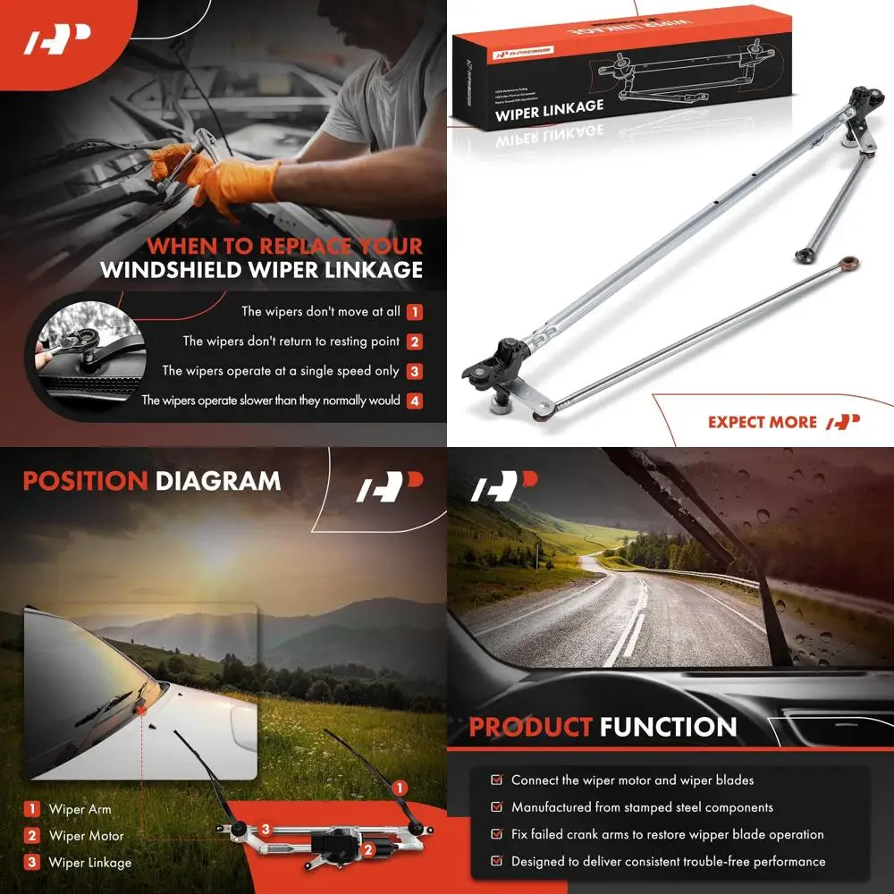 

Рычаг переднего стеклоочистителя премиум-класса, совместимая с Ford F-150 F150 2015-2017 2021-2022, F-250 F-350 F-450 F-550 Super Duty