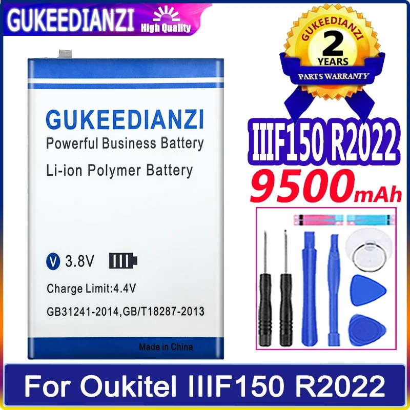 Imagem -03 - Gukeedianzi-bateria de Substituição para Oukitel F150 B2023 Iiif150 R2023 Bateria do Telefone Móvel Ferramentas