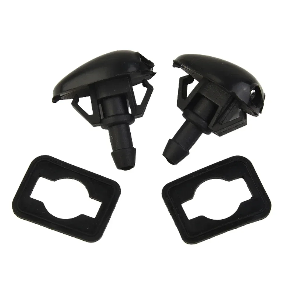 2pcs Windshield Washer Nozzles Front Windscreen Washer Nozzle For Nissan Navara D22 D40 Pickup Silvia S14/15 Car Accessories