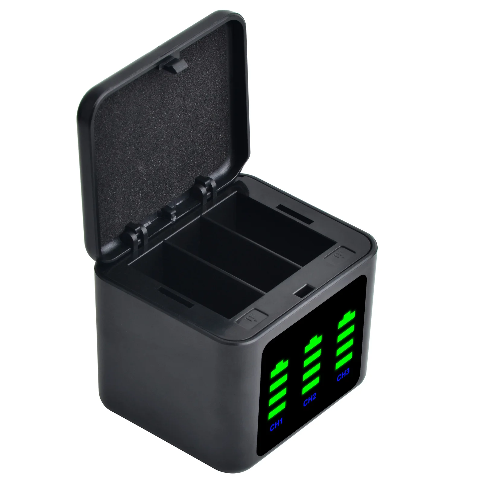 For DJI Osmo Action 6 Action5 Pro 3-Slot Charger For DJI Osmo Action 5 6 4 3 Fast Triple Charging Case