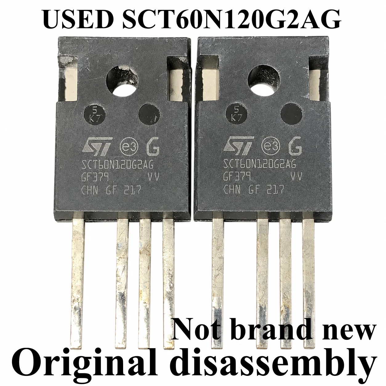 1pcs Original disassembly used SCT60N120G2AG 650V37A MOS Silicon Carbide 52A1200V TO-247-4