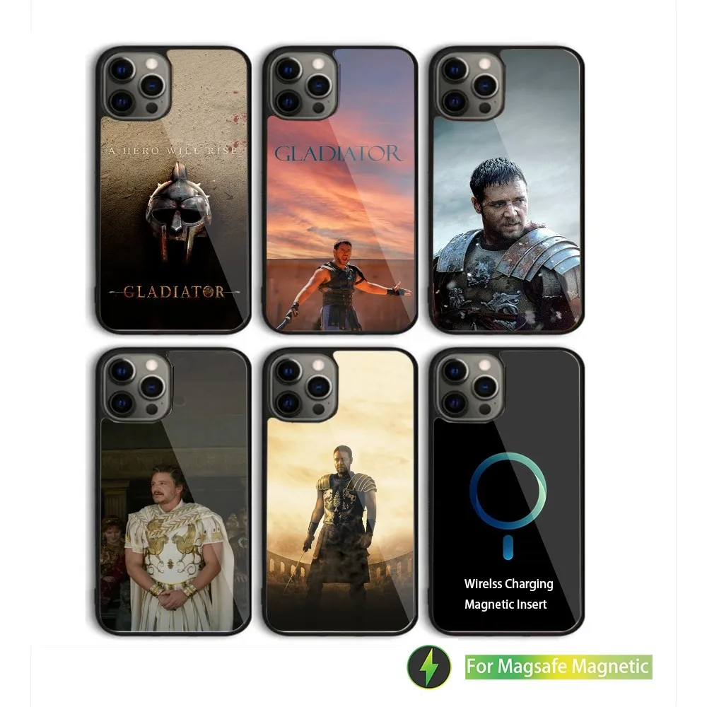 

Movie G-Gladiator 2 Phone Case For iPhone 16,15,14,13,12,11,Plus,Pro,Max Mini Magsafe Magnetic Wireless Charging