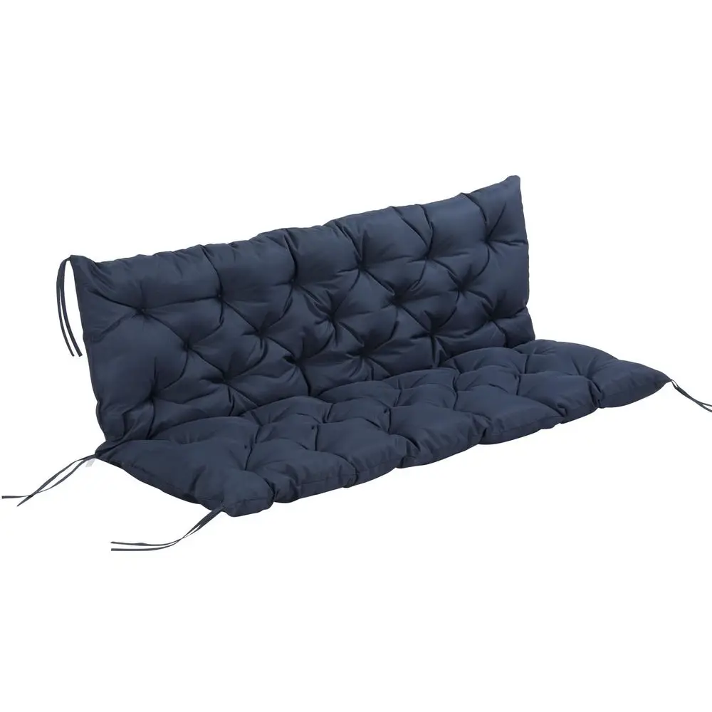 

Подушка для скамьи 59 x 38 дюймов, с тафтингом, для уличной мебели, 3-местная, для замены на качелях, диване для патио, очень мягкая, в комплекте