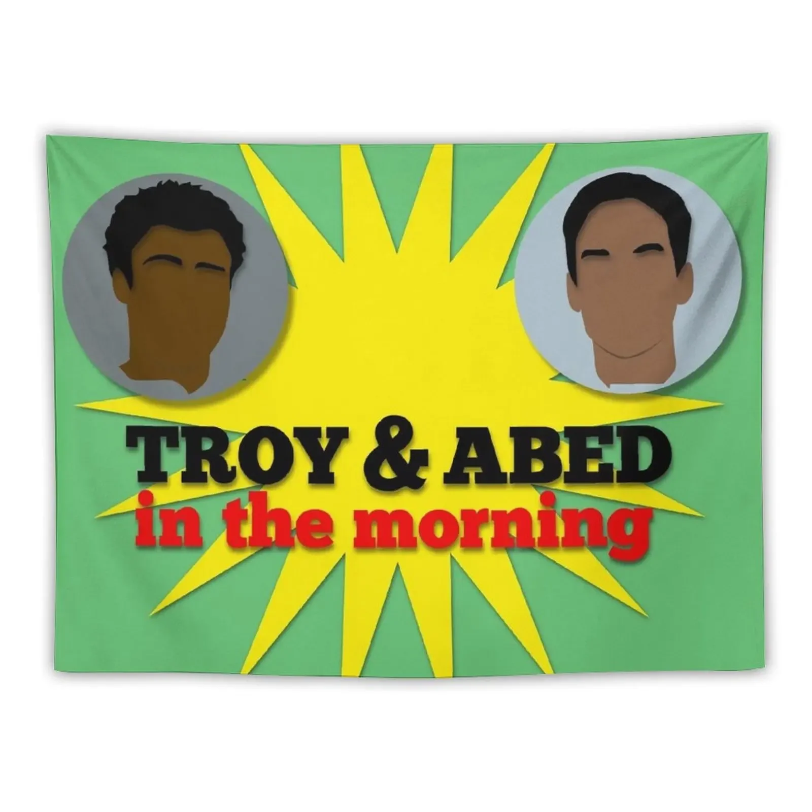 Community Troy and Abed in the morning Tapestry Bedroom Decorations Cute Decor Room Decor Room Decorator Tapestry