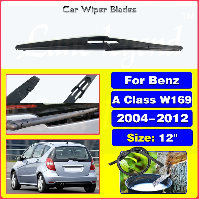 

For Mercedes Benz A Class W169 2004 - 2012 Car Rear Wiper Blade Windshield Windscreen Rain Brush Car Accessories 12"