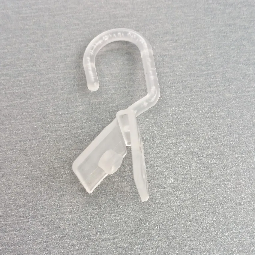 Plastic Hanging Hanger Buckle Hooks Clamp Clip Supermarket Stores Accessory 200pcs