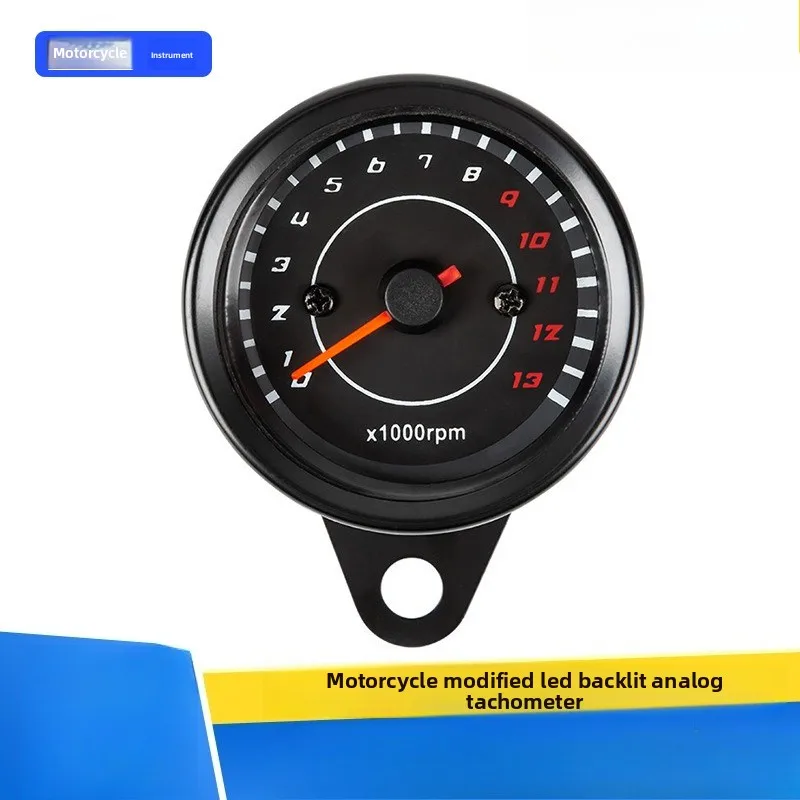 

Мотоциклетные спидомеры, детали для мотоциклов, модифицированный одометр, аксессуары для мотоциклов, тахометр со светодиодной подсветкой, универсальный