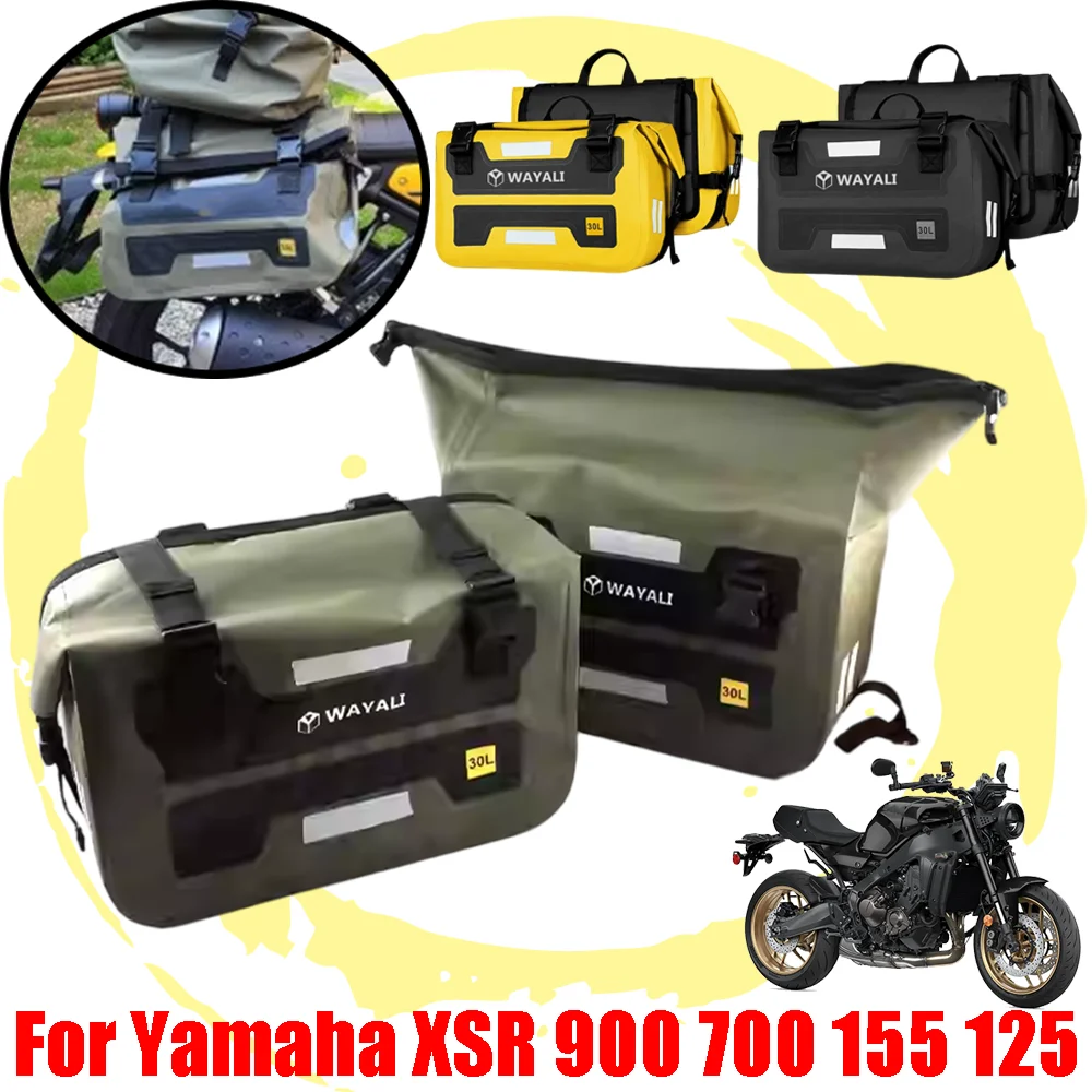 

Для мотоциклов Yamaha XSR900 XSR700 XSR155 XSR125 XSR 900 700 155 125: Водонепроницаемая сумка-кофр для багажа, 60 л