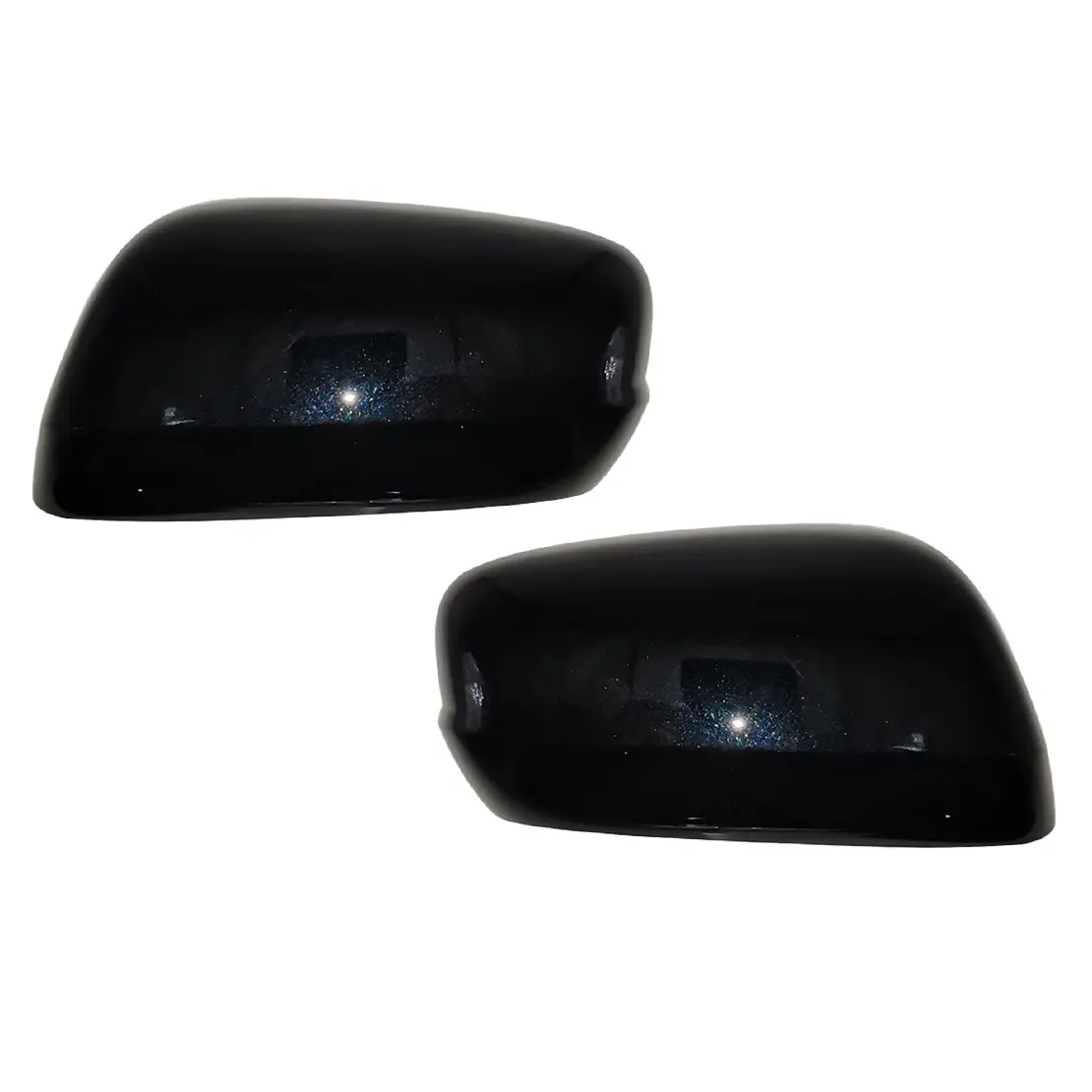 

Black 1Pair Car Door Rearview Mirror Caps Covers Without Light Bezel Fit For Honda Fit Jazz 2009 2010 2011 2012 2013