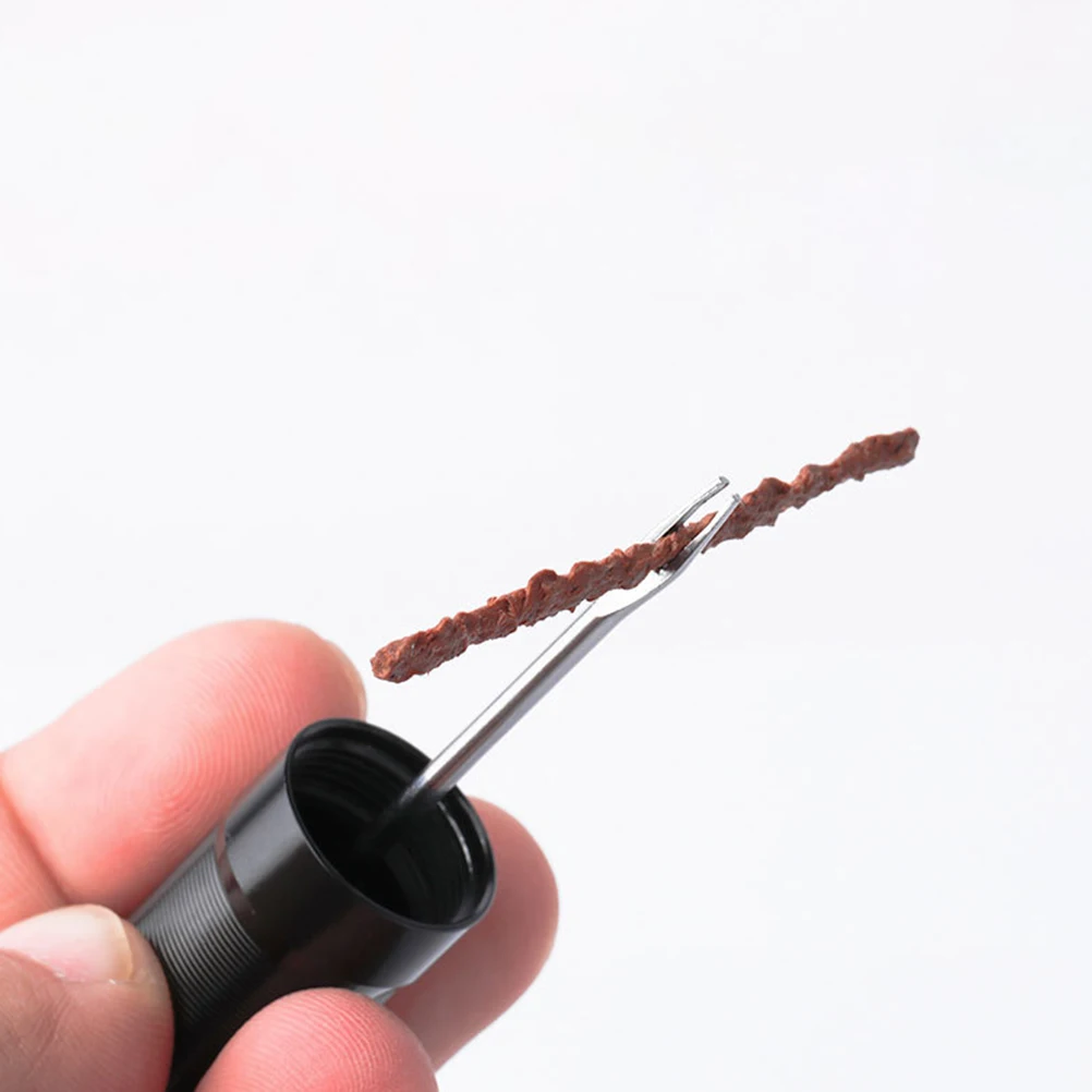 

1Set Vacuum Tire Repair Kit Black Fork Rubber Bars Easy Bike Tire Repair Tool Multipurpose Repairshop Accessories