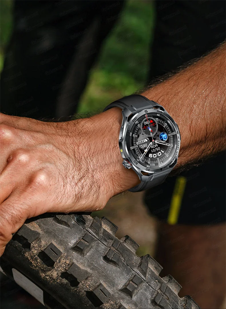 ECG Smartwatch für Herren, Bluetooth-Anruf, Fitness-Tracker, Blutdruckmessung, BO2, Schlafüberwachung, Gesundheits-Smartwatch, Sport, für Android und iOS – Detail 39