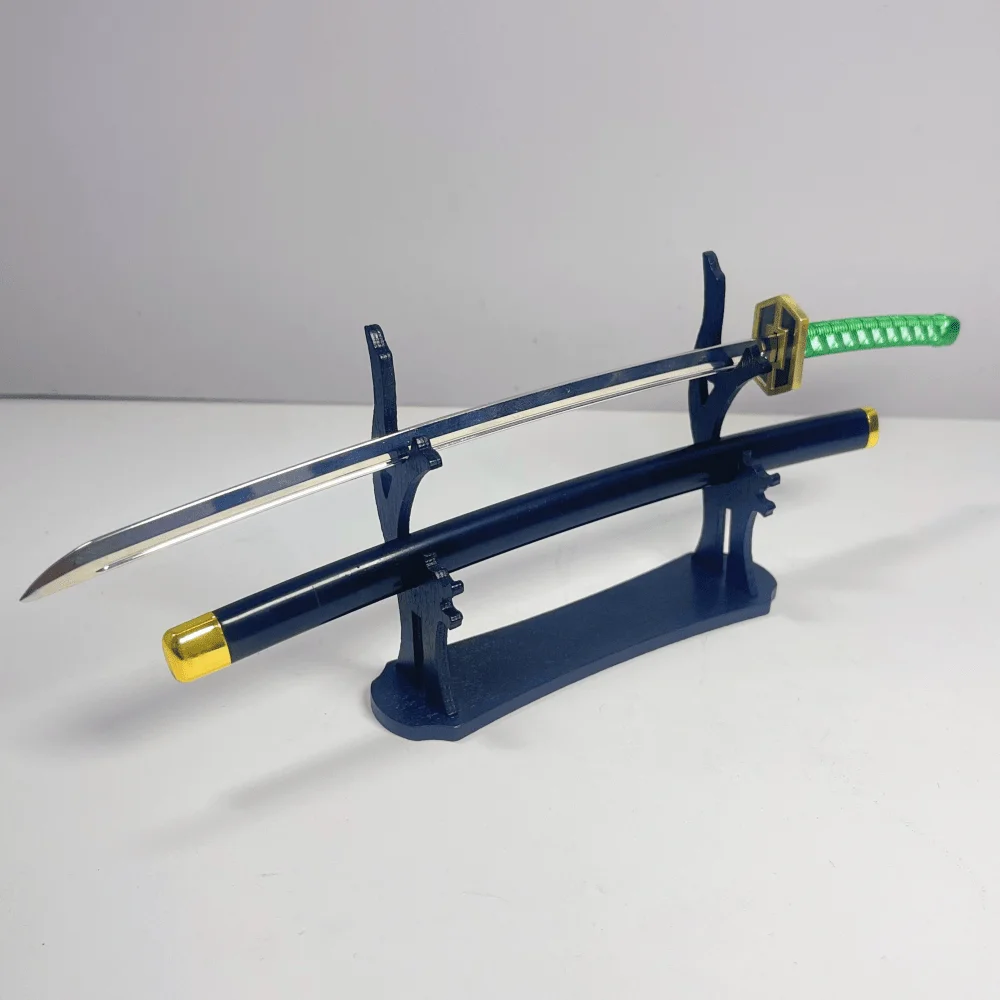 8.6 polegada lixívia aizen sousuke metal katana espada ninja faca original samurai sabre japonês katana cosplay acessórios prop brinquedo