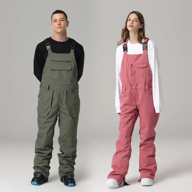 SEARIPE 2025 комплект лыжного комбинезона, водонепроницаемая ветрозащитная термоизолированная куртка и брюки для мужчин и женщин, выступление в чрезвычайной погоде