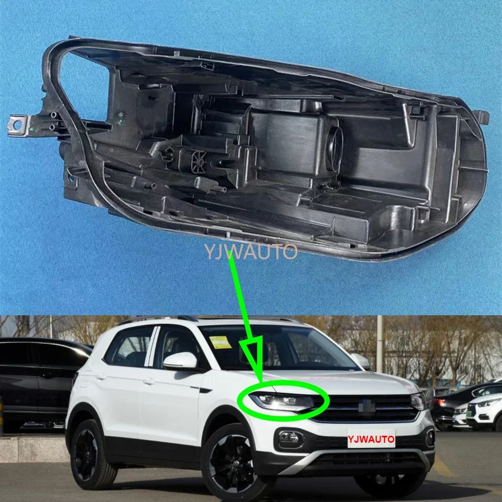 

For VW T-Cross Tacqua 2020 2021 2022 Headlamp House Car Headlight Base Front Lamp Holder Auto Light Back Support