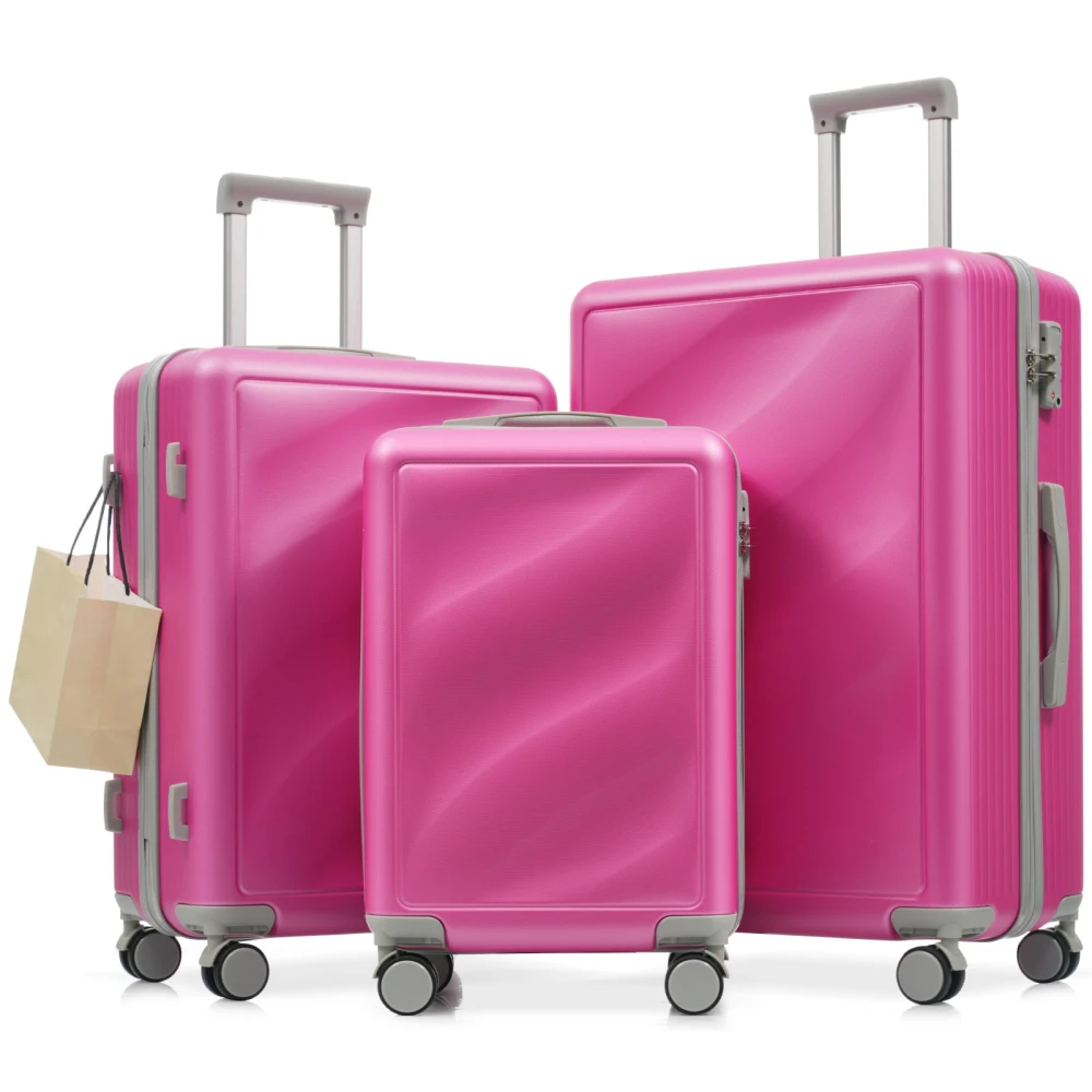 

Luggage Set 3 Piece, Lightweight Durable Suitcases with Spinner Wheels and TSA Lock, Carry-on & Checked Travel Luggage20/24/28