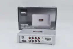 MBQ Car audio DSP amplifier 6-channel RCA/ 4-channel high level output / 31-segment EQ computer mobile phone debugging speaker