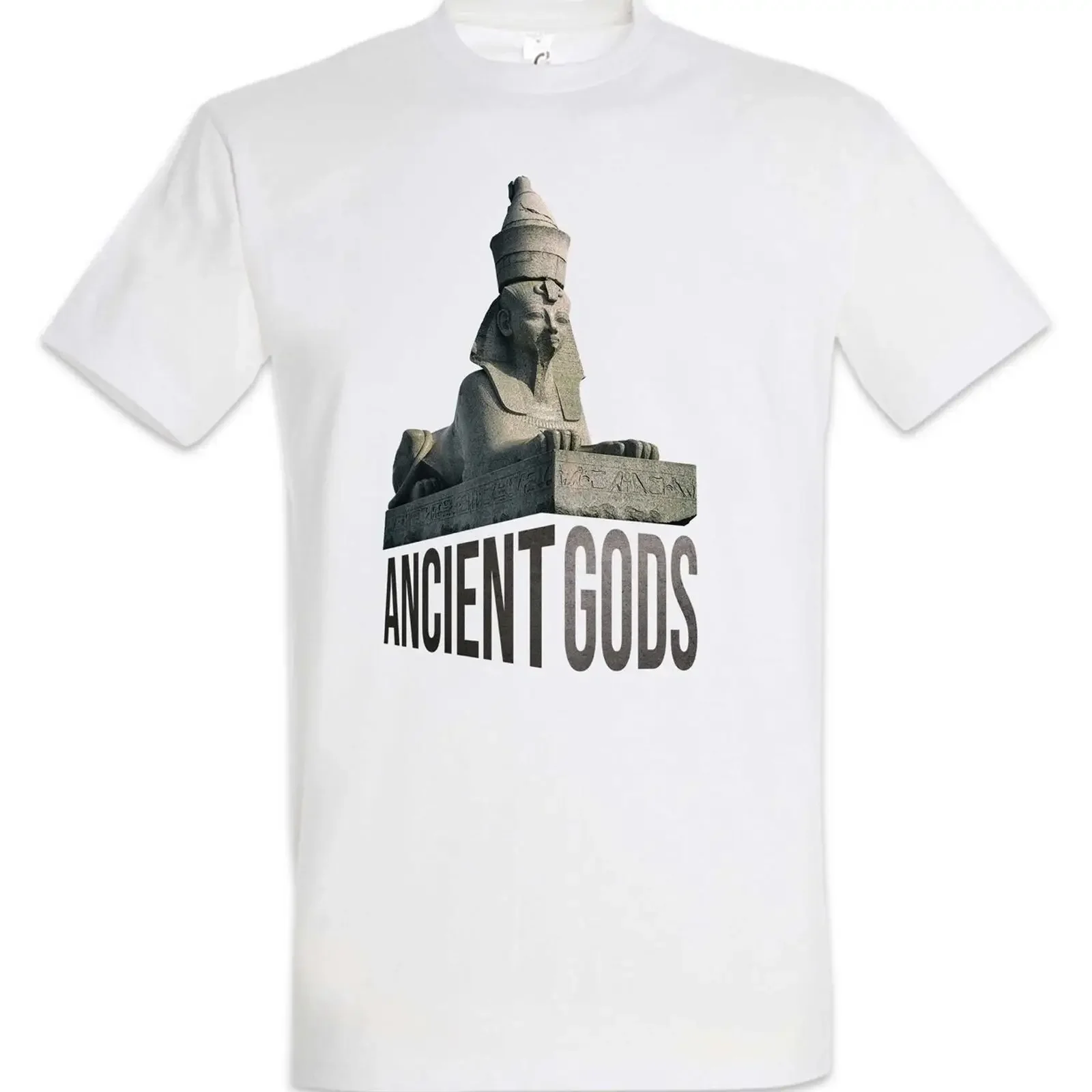 Ancient Gods Egypt T Shirt God Spiynx Tutanchamun Mask Pharao Anubis Mummy Seth vintage Washed Soft designer clothes Stretched