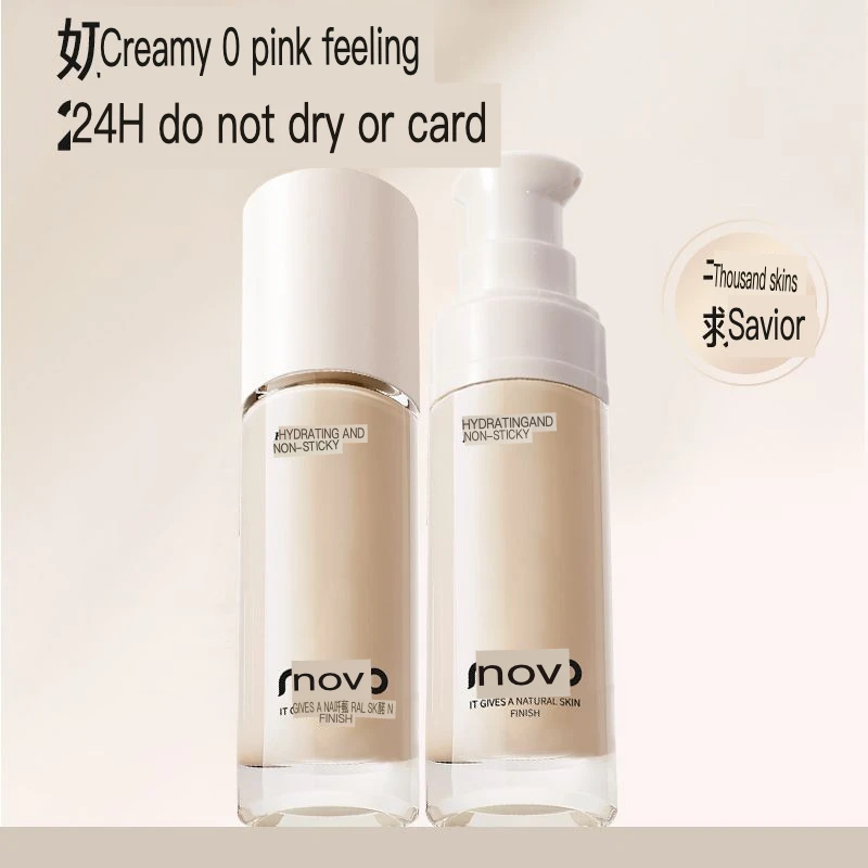 NOVO Liquid Concealer Foundation BB Cream Long-Lasting Moisturizing Oil-Control for Oily Skin Bare Makeup